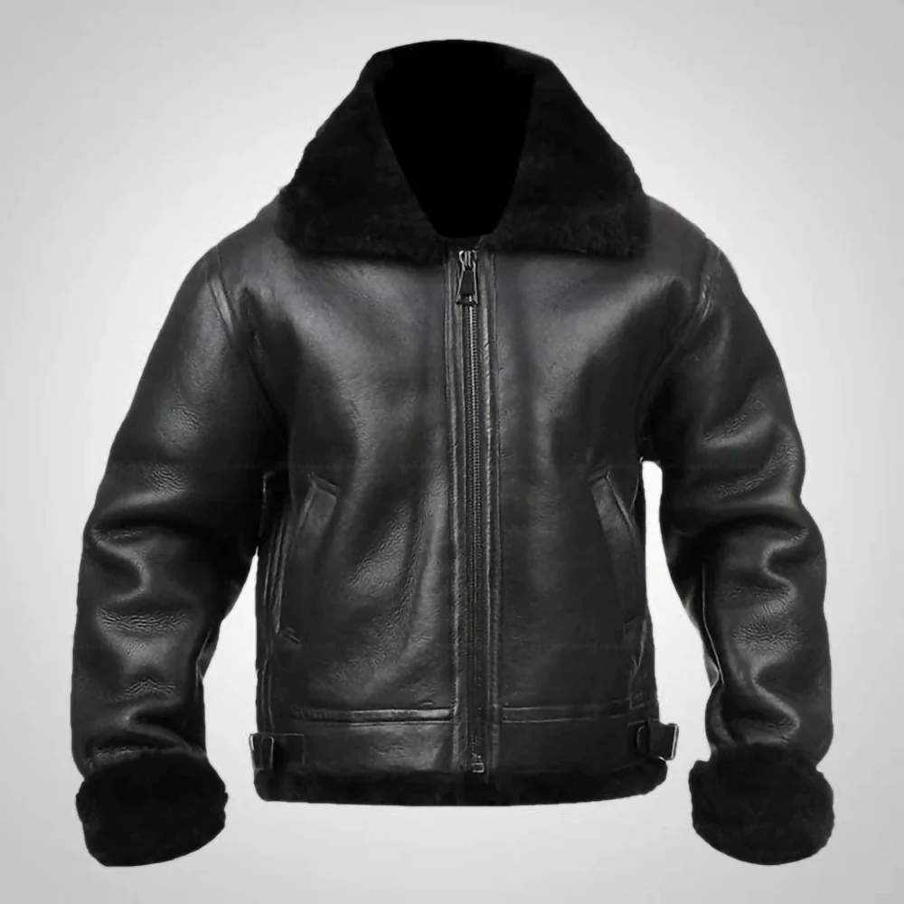Real B3 Bomber Leather Jacket for Men main image 1