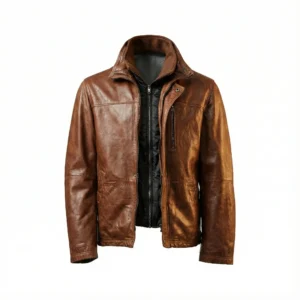 Men’s Brown Vintage Leather Jacket
