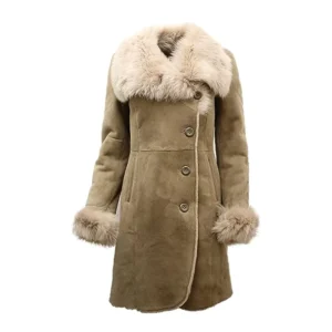 Women Faux Winter Leather Coat