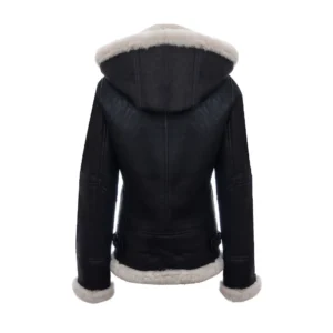 Women’s Sheepskin Aviator Leather Jacket