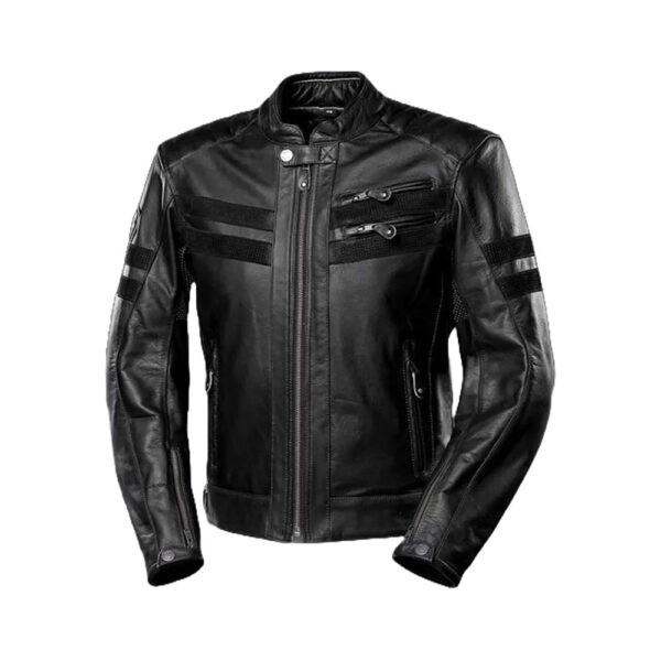 Men's Black Biker Vintage Leather Jacket