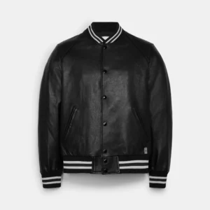 Men Leather Varsity Jacket