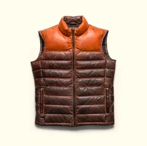 Men-Sheepskin-Puffer-Leather-Vest-Front