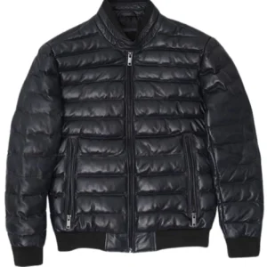 Men’s Leather Puffer Jackets Australia | 100% Real Leather | Urban ...