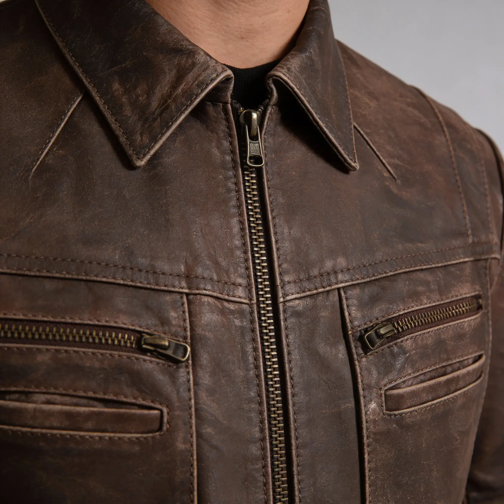 men-brown-lambskin-biker-leather-jacket-closeup