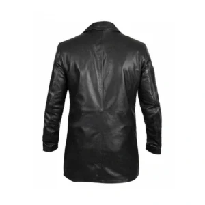 Men’s Lambskin Leather Trench Coat