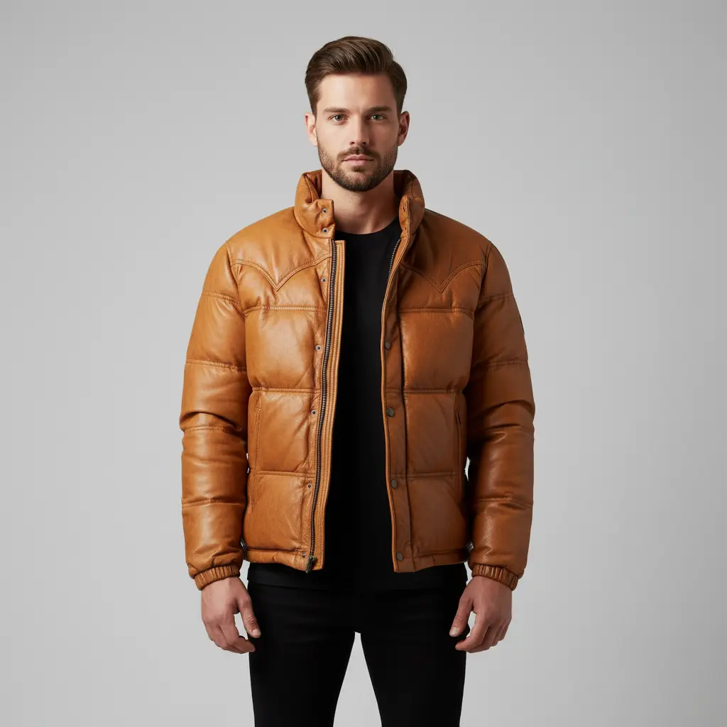 men-leather-puffer-bomber-jacket-open-front