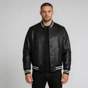 Men’s Leather Varsity Jacket
